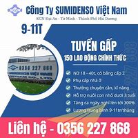 Cty Huy Hùng Hiệp Hải Dương Tuyển Dụng 2024