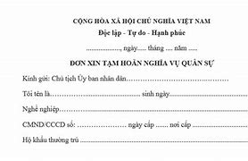 Tạm Hoãn Nghĩa Vụ Quân Sự Ctu