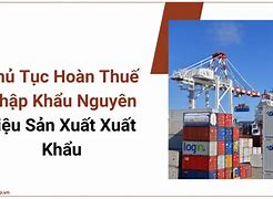 Thuế Nhập Khẩu Vàng Nguyên Liệu