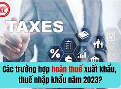 Trường Hợp Nào Không Được Hoàn Thuế Nhập Khẩu